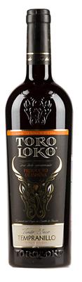Вино столовое красное сухое «Toro Loko Tempranillo»