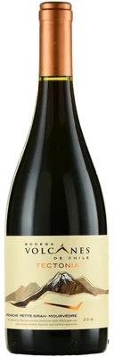 Вино красное сухое Bodega Volcanes de Chile Tectonia Grenache - Petite Sirah - Mourvedre, 0.75 л 2016
