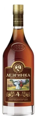 Коньяк российский Лезгинка 4-летний, 0.5 л