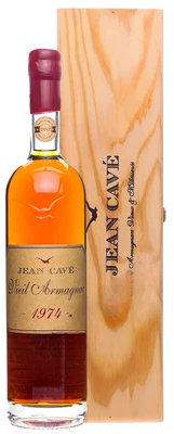 Арманьяк Jean Cave Vieil Armagnac AOC, 0.7 л 1974, д/у