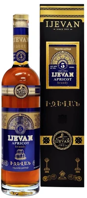 Спиртной напиток Ijevan Apricot 5 Years Old, 0.5 л п/у