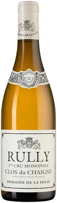 Вино белое сухое Domaine de la Folie Clos du Chaigne Rully Premier Cru, 0.75 л 2023