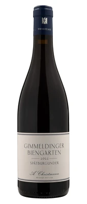 Вино красное сухое A. Christmann Gimmeldinger Biengarten Spatburgunder, 0.75 л 2022