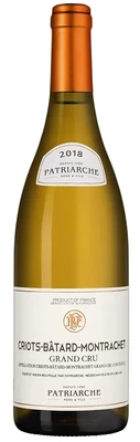 Вино белое сухое Patriarche Criots-Batard-Montrachet Grand Cru, 0.75 л 2018