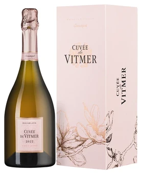 Вино игристое розовое брют Cuvee de Vitmer Rose, 0.75 л п/у