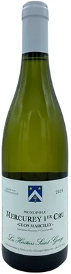 Вино белое сухое Heritiers Saint-Genys Mercurey Premier cru Clos Marcilly Blanc, 0.75 л 2019