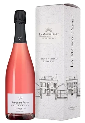 Шампанское розовое экстра брют Maison Alexandre Penet Premier Cru Rose Extra Brut, 0.75 л п/у