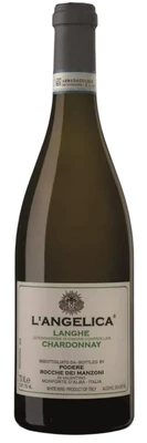 Вино белое сухое Podere Rocche dei Manzoni L Angelica Langhe Chardonnay, 0.75 л 2022