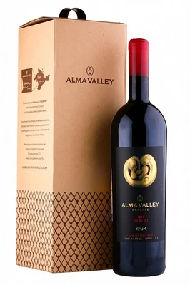 Вино красное сухое Alma Valley Merlot Reserve, 1.5 л 2016 п/у
