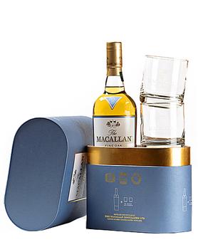 Виски шотландский «Macallan Fine Oak» в подарочной упаковке с 2-мя стаканами