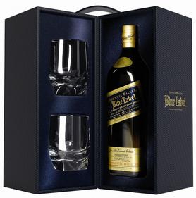 Виски шотландский «Johnnie Walker Blue Label» + 2 стакана
