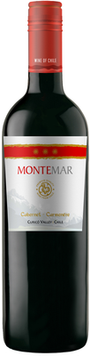 Вино красное сухое «Montemar Cabernet-Carmener» 2013 г.