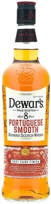Виски шотландский Dewars Portuguese Smooth 8 Years Old, 0.7 л