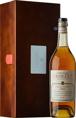Коньяк Croizet Vintage, 0.7 л 1984, в деревянной подарочной упаковке