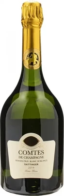Шампанское белое брют Taittinger Comtes de Champagne Blanc de Blancs Brut, 0.75 л 2014