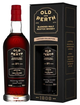 Виски шотландский Old Perth 21 Year Old, 0.7 л в подарочной упаковке