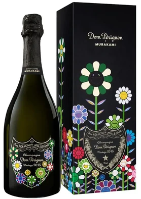 Шампанское белое брют Dom Perignon Takashi Murakami Edition, 0.75 л 2015, в подарочной упаковке