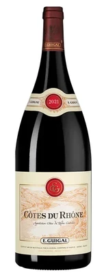 Вино красное сухое E. Guigal Cotes du Rhone Rouge, 1.5 л 2021