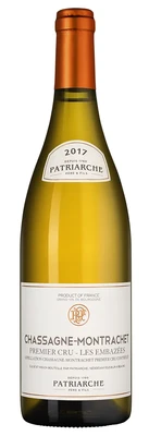 Вино белое сухое Patriarche Chassagne-Montrachet Premier Cru Les Embazees, 0.75 л 2017