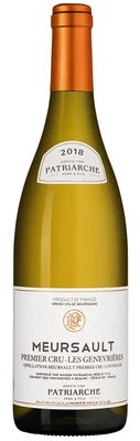 Вино белое сухое Patriarche Meursault Premier Cru Les Genevrieres, 0.75 л 2018