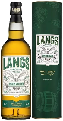 Виски шотландский Langs Smooth & Mellow, 0.7 л в подарочной упаковке