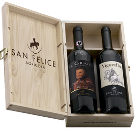 Вино красное сухое «Vigorello and Chianti Classico IL Grigio» набор из 2-х бутылок