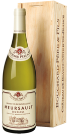 Вино белое сухое «Meursault Les Clous» в подарочной коробке (дерево)