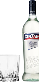 Вермут белый «Cinzano Bianco» + стакан