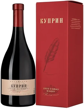 Вино красное сухое Loco Cimbali Kuprin, 0.75 л 2022, в подарочной упаковке