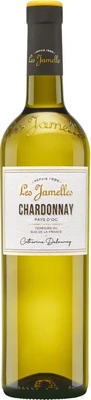 Вино белое сухое Les Jamelles Chardonnay Pays d Oc IGP, 0.75 л 2024