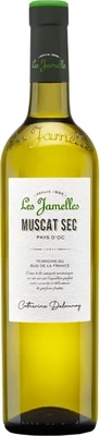Вино белое сухое Les Jamelles Muscat Sec Pays d Oc IGP, 0.75 л 2024