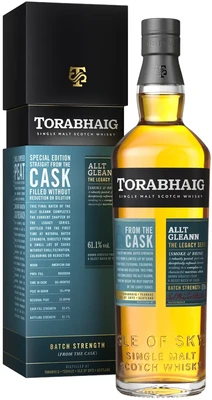 Виски шотландский Torabhaig The Legacy Series Allt Glean Batch Strength, 0.7 л в подарочной упаковке
