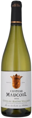 Вино белое сухое Chateau Maucoil Cotes du Rhone Villages Blanc, 0.75 л 2024