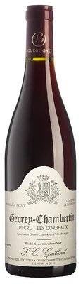 Вино красное сухое S.C. Guillard Gevrey-Chambertin 1er Cru Les Corbeaux AOC, 0.75 л 2015