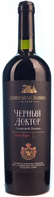 Вино красное сладкое Черный Доктор Солнечной Долины, 0.75 л 2020