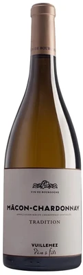 Вино белое сухое Vuillemez Pere et Fils Macon-Chardonnay Traditions AOC, 0.75 л 2022