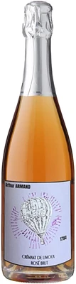 Вино игристое розовое брют Arthur Armand 1784 Cremant de Limoux AOC Rose Brut, 0.75 л