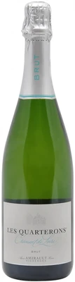 Вино игристое белое брют Les Quarterons Cremant de Loire Brut AOC, 0.75 л 2021