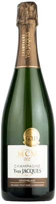 Шампанское белое брют Yves Jacques MCM 32 Brut Champagne АОC, 0.75 л