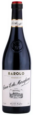 Вино красное сухое Mirafiore Paiagallo Barolo DOCG, 0.75 л 2013