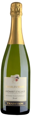 Вино игристое белое брют Domaine Charles Sparr Cremant d'Alsace AOC Brut, 0.75 л