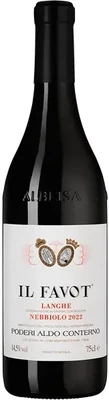 Вино красное сухое Poderi Aldo Conterno Il Favot Nebbiolo Langhe DOC, 0.75 л 2022