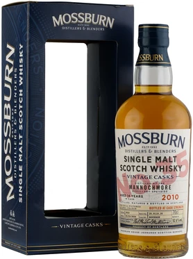 Виски шотландский Mossburn Vintage Casks No.35 Mannochmore, 0.7 л 2010 в подарочной упаковке