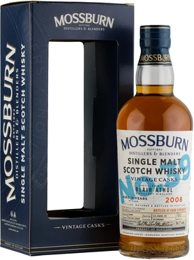 Виски шотландский Mossburn Vintage Casks No.39 Blair Athol, 0.7 л 2008 в подарочной упаковке