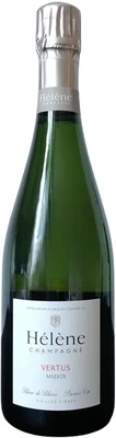 Шампанское белое брют Domaine d'Helene Vertus Premier Cru Blanc de Blancs Brut Nature Champagne AOC, 0.75 л 2019
