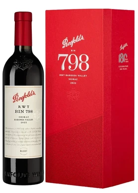 Вино красное сухое Penfolds RWT Shiraz Barossa Valley, 0.75 л 2022, в подарочной упаковке