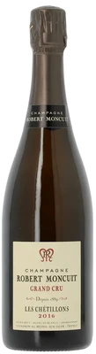 Шампанское белое экстра брют Robert Moncuit Les Chetillons Grand Cru Blanc de Blancs Extra Brut Champagne AOC, 0.75 л 2016