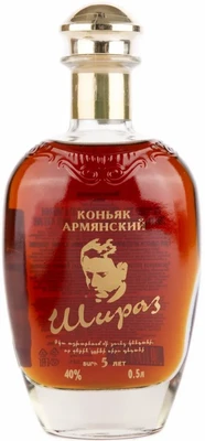 Коньяк армянский Шираз 5-летний, 0.5 л