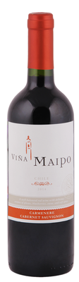 Вино красное полусухое «Vina Maipo Carmenere/Cabernet Sauvignon» 2015 г.