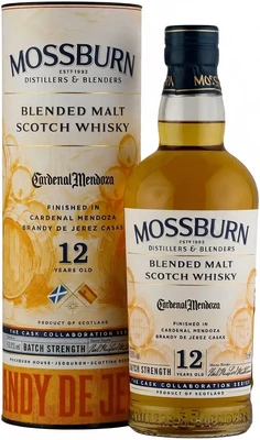 Виски шотландский Mossburn Collaboration Series Cardenal Mendoza Cask Finish, 0.7 л в тубе